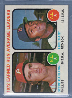1973 Topps #65 Earned Run Average Leaders (Steve Carlton)  (C) EX-MT  GO669
