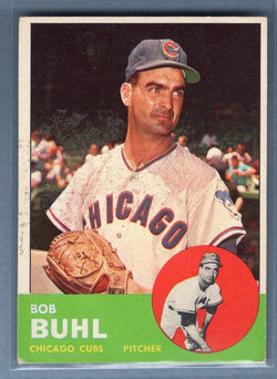 1963 Topps #175 Bob Buhl VG-EX Set Break