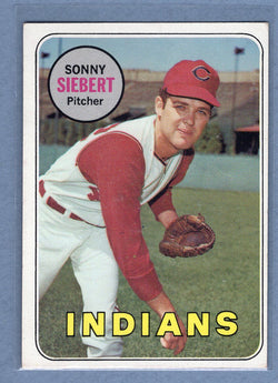 1969 Topps #455 Sonny Siebert (b) EX  GO577