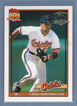 1991 Topps Desert Shield #73 Craig Worthington  NM  GO600