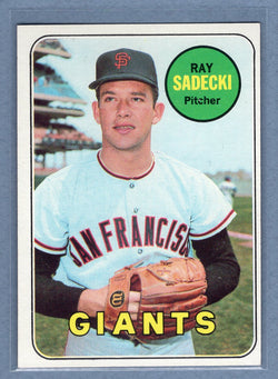 1969 Topps #125 Ray Sadecki (f) EX-MT  GO700