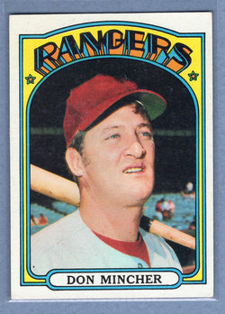 1972 Topps #242 Don Mincher  EX-MT  GO315