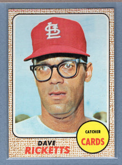 1968 Topps #46 Dave Ricketts (b)  EX-MT  GO550