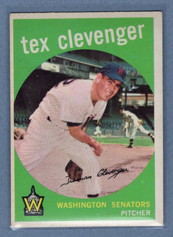 1959 Topps #298 Tex Clevenger (2) EX-MT  GO73