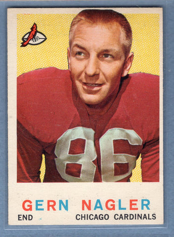 1959 Topps #93 Gern Nagler EX  GO138