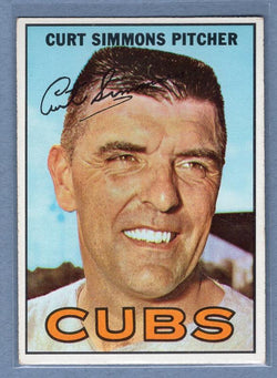 1967 Topps #39 Curt Simmons EX  GO446