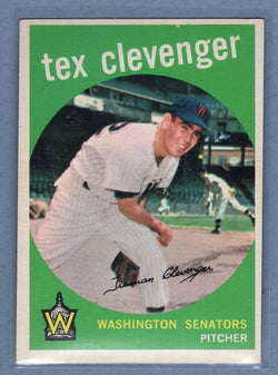 1959 Topps #298 Tex Clevenger (3) EX-MT  GO73