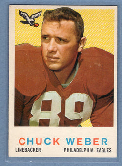 1959 Topps #94 Chuck Weber EX  GO138
