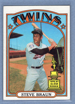 1972 Topps #244 Steve Braun  EX  GO315