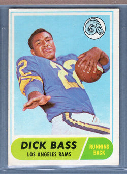1968 Topps #2 Dick Bass EX   GO209