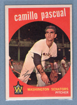 1959 Topps #413 Camillo Pascual EX-MT  GO213