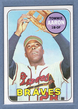 1969 Topps #128 Tommie Aaron (b) EX  GO700