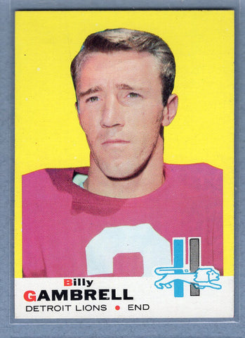 1969 Topps #101 Billy Gambrell (b) EX-MT  GO801