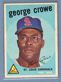 1959 Topps #337 George Crowe (b) EX   GO410