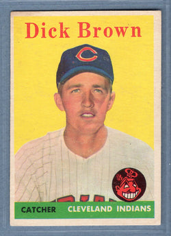 1958 Topps #456 Dick Brown EX  GO240