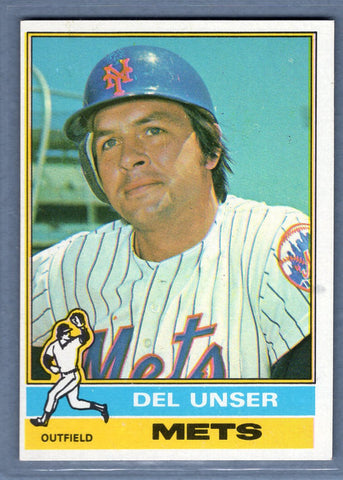 1976 Topps #268 Del Unser  EX-MT  GOSB1