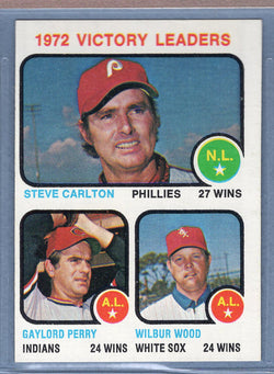 1973 Topps #66 Victory Leaders (Steve Carlton)  (b) EX-MT  GO669