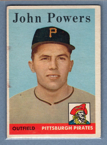1958 Topps #432 John Powers VG-EX  GO129