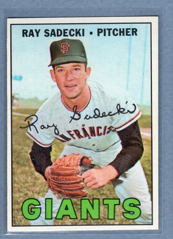 1967 Topps #409 Ray Sadecki (st) (b) VG   GO340