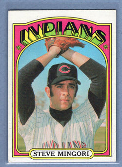 1972 Topps #261 Steve Mingori  EX  GO315
