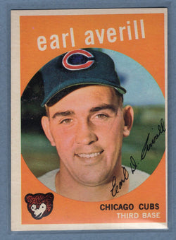 1959 Topps #301 Earl Averill EX-MT  GO73