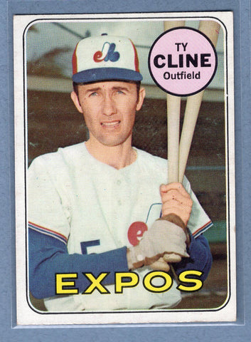 1969 Topps #442 Ty Cline EX-MT  GO350