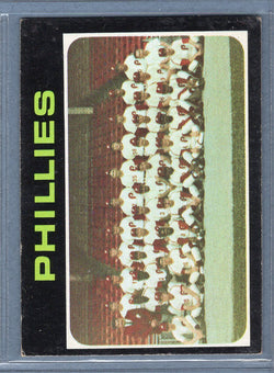 1971 Topps #268 Phillies Team  EX  SB1