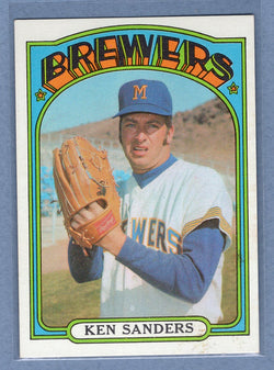1972 Topps #391 Ken Sanders EX-MT  GO483