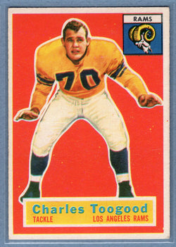 1956 Topps #54 Charley Toogood EX  GO120