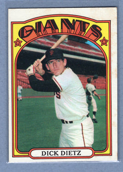 1972 Topps #295 Dick Dietz EX  GO500