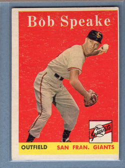 1958 Topps #437 Bob Speake EX  GO129