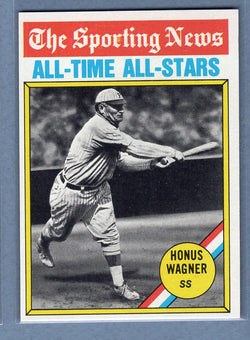 1976 Topps #344 Honus Wagner AT (HOF)  (c) EX-MT  GO450