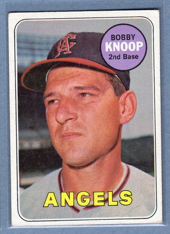 1969 Topps #445 Bobby Knoop EX  GO350