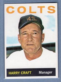 1964 Topps #298 Harry Craft EX-MT   GO523