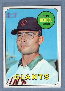 1969 Topps #251 Ron Herbel EX   GO358