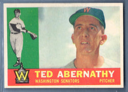 1960 Topps #334 Ted Abernathy EX-MT Set Break 1