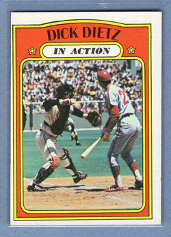 1972 Topps #296 Dick Dietz IA EX  GO500