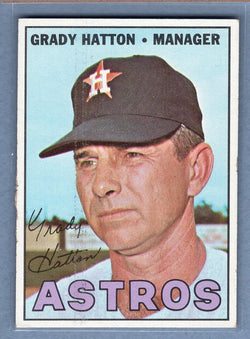 1967 Topps #347 Grady Hatton EX  GO360