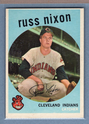 1959 Topps #344 Russ Nixon EX   GO410