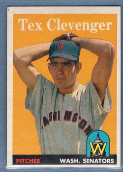 1958 Topps #31 Tex Clevenger EX  GO401