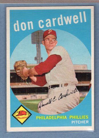 1959 Topps #314 Don Cardwell (1) EX-MT  GO73