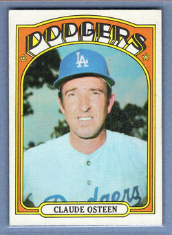 1972 Topps #297 Claude Osteen EX  GO500