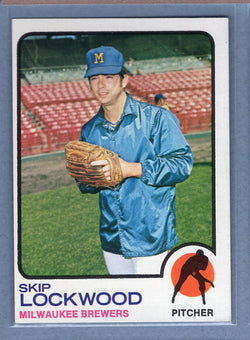 1973 Topps #308 Skip Lockwood  EX-MT  GO550