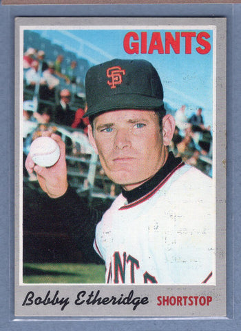 1970 Topps #107 Bobby Etheridge  (a) EX-MT  GO900