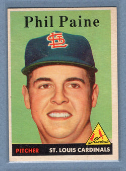 1958 Topps #442 Phil Paine EX  GO129