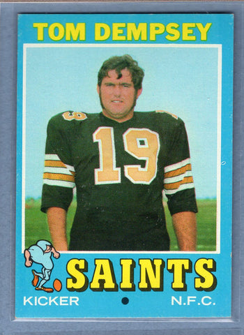 1971 Topps #5 Tom Dempsey EX-MT  GO248