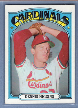 1972 Topps #278 Dennis Higgins  EX  GO315