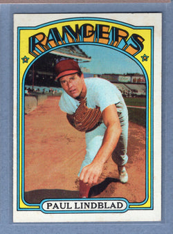 1972 Topps #396 Paul Lindblad EX-MT  GO483