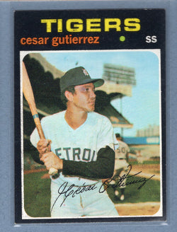 1971 Topps #154 Cesar Gutierrez   EX-MT  GO340