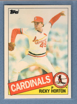 1985 Topps Tiffany #321 Ricky Horton NM